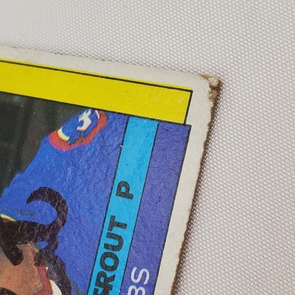 Steve Dizzy Trout Signed Autographed Baseball Card 1985 Topps #142 Red Sox Cubs - Picture 6 of 12